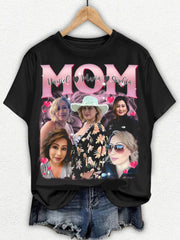 Family Personalized Custom Unisex T-shirt-Mother's Day, Birthday Gift For Mom, Grandma,For Family Members