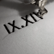 Custom Embroidered Roman Numeral Date Sweatshirt