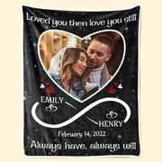 Custom Photo Love You Still - Couple Personalized Blanket