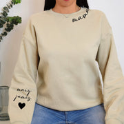 Plus Velvet Style-Custom Collar Mama Sweatshirt/Hoodie